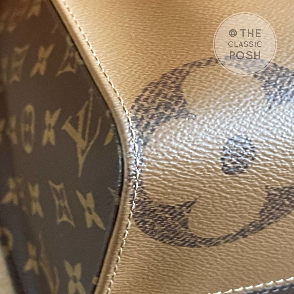 ❌SOLD❌EUC Louis Vuitton OTG On the Go MM Monogram Reverse Bag Tote - Picture 10 of 15